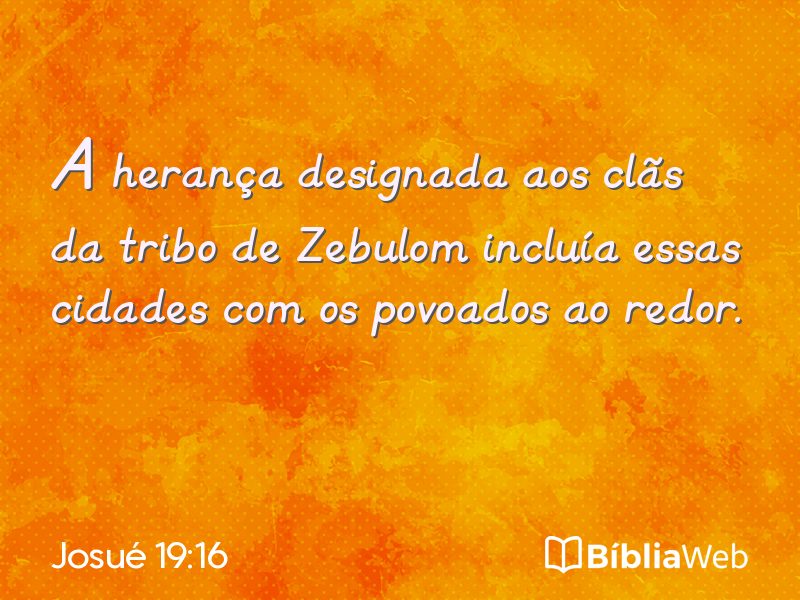 Josué 19:16 em imagem para compartilhar