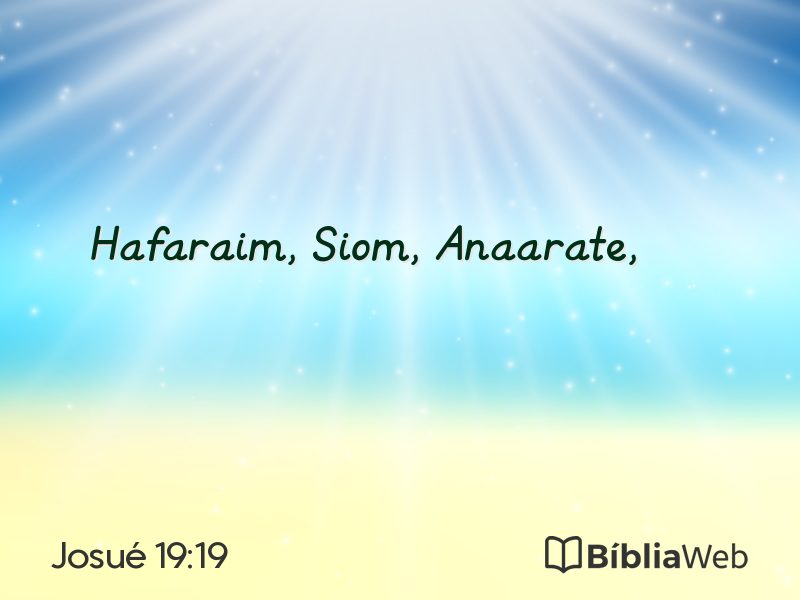 Josué 19:19 em imagem para compartilhar