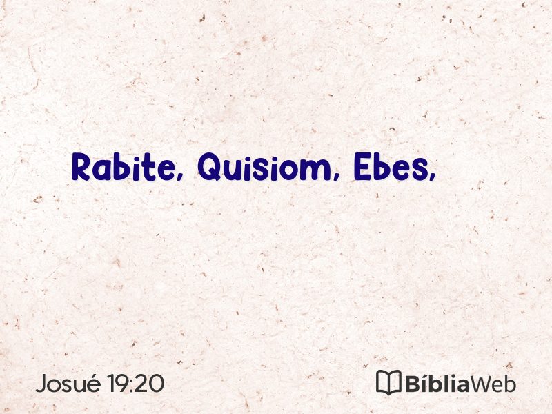 Josué 19:20 em imagem para compartilhar