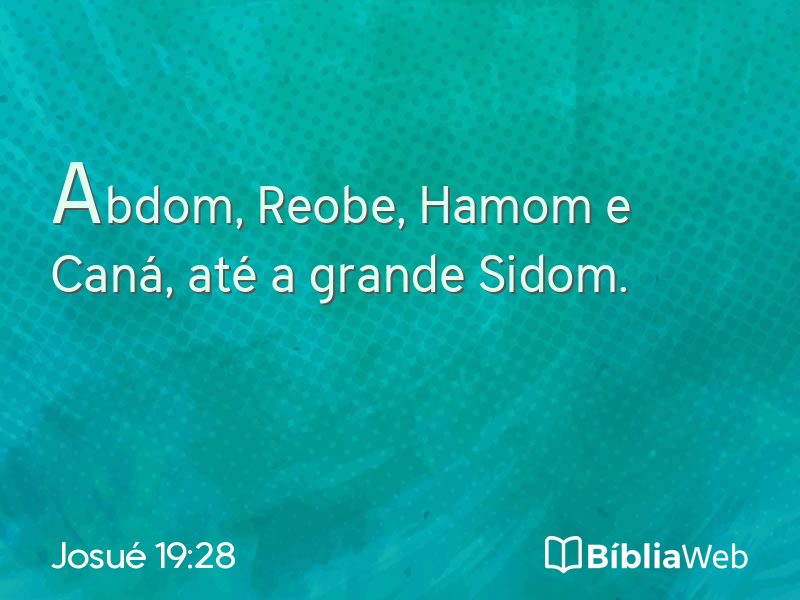 Josué 19:28 em imagem para compartilhar