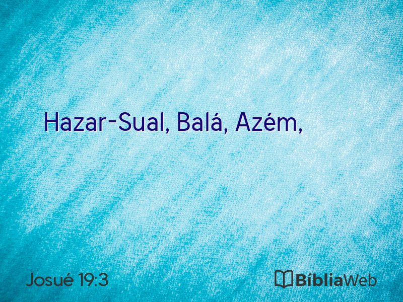 Josué 19:3 em imagem para compartilhar