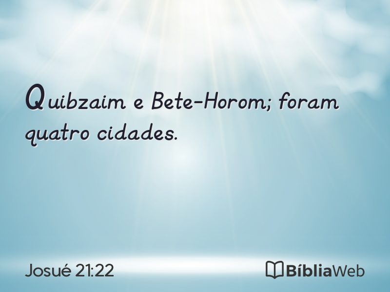 Josué 21:22 em imagem para compartilhar