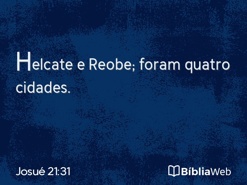 Josué 21:31 em imagem para compartilhar