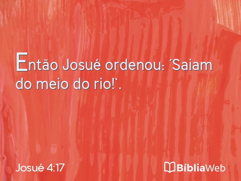 Josué 4:17 em imagem para compartilhar