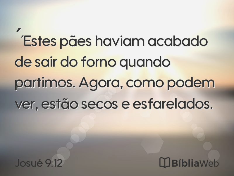 Josué 9:12 em imagem para compartilhar