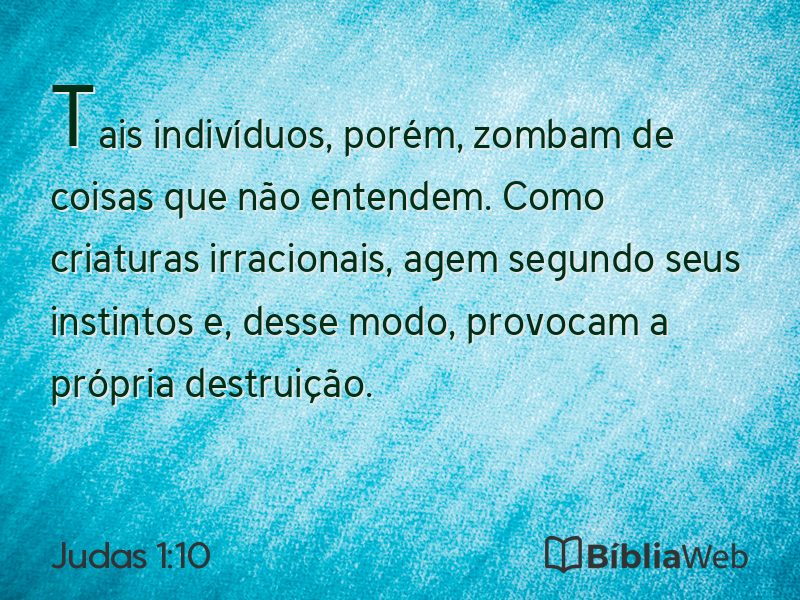 Judas 1:10 em imagem para compartilhar