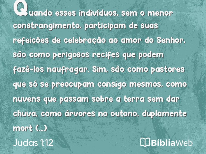 Judas 1:12 em imagem para compartilhar