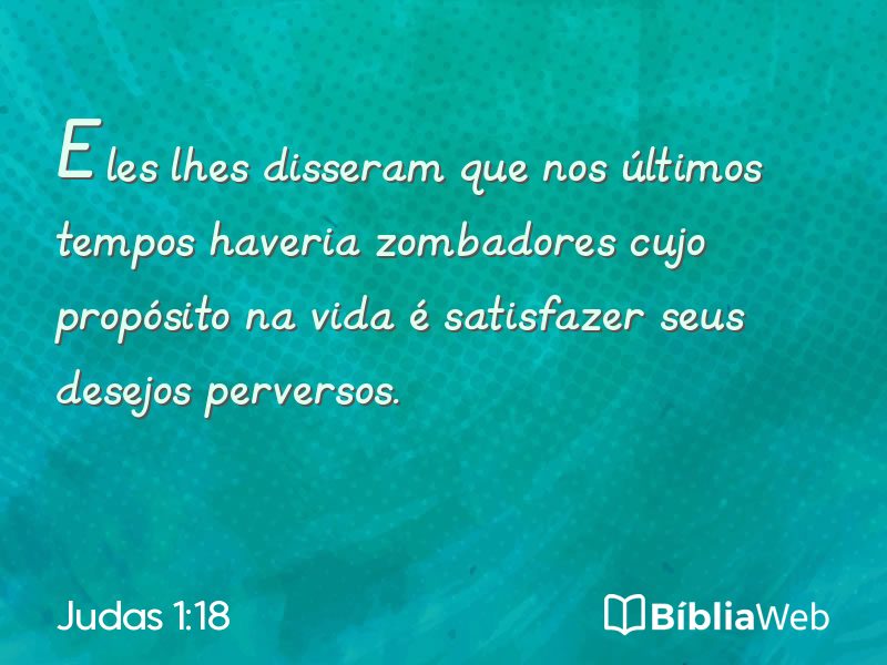 Judas 1:18 em imagem para compartilhar