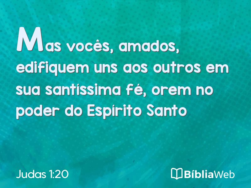 Judas 1:20 em imagem para compartilhar
