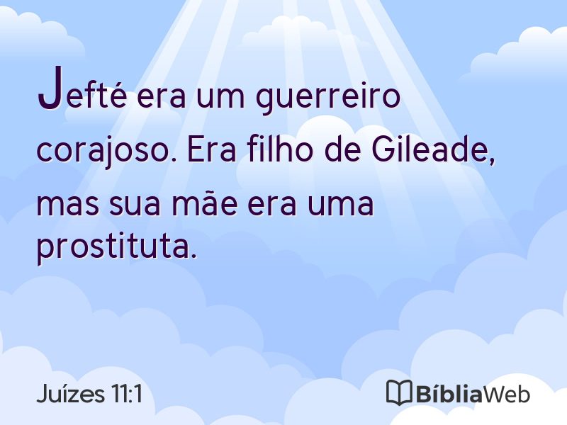 Juízes 11:1 em imagem para compartilhar