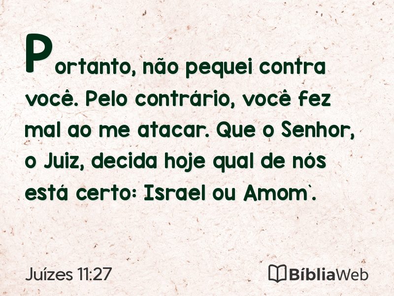 Juízes 11:27 em imagem para compartilhar