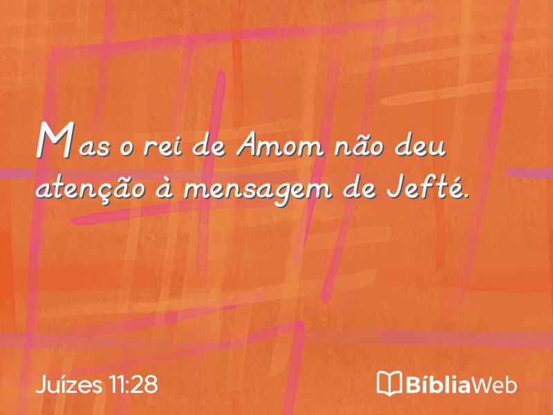 Juízes 11:28 em imagem para compartilhar