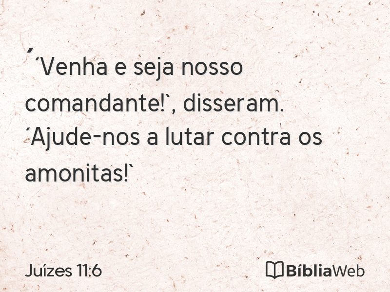 Juízes 11:6 em imagem para compartilhar