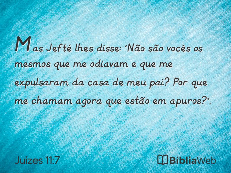 Juízes 11:7 em imagem para compartilhar