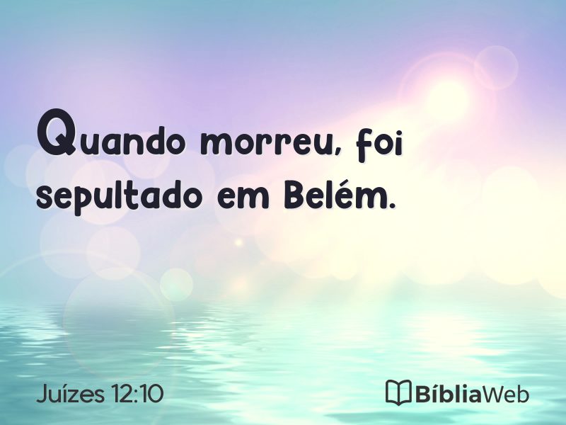 Juízes 12:10 em imagem para compartilhar