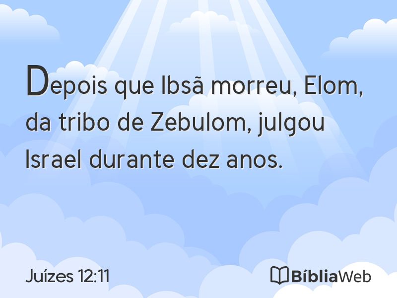 Juízes 12:11 em imagem para compartilhar