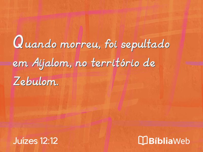 Juízes 12:12 em imagem para compartilhar