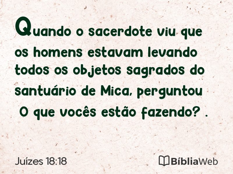Juízes 18:18 em imagem para compartilhar