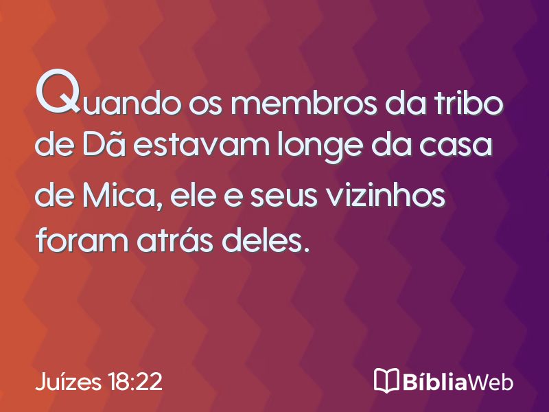 Juízes 18:22 em imagem para compartilhar