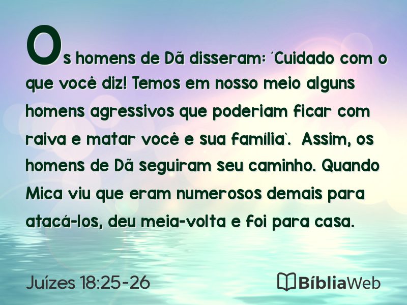 Juízes 18:25-26 em imagem para compartilhar