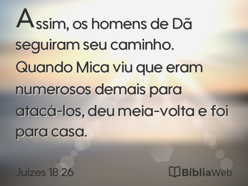 Juízes 18:26 em imagem para compartilhar