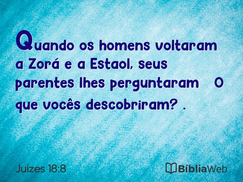 Juízes 18:8 em imagem para compartilhar