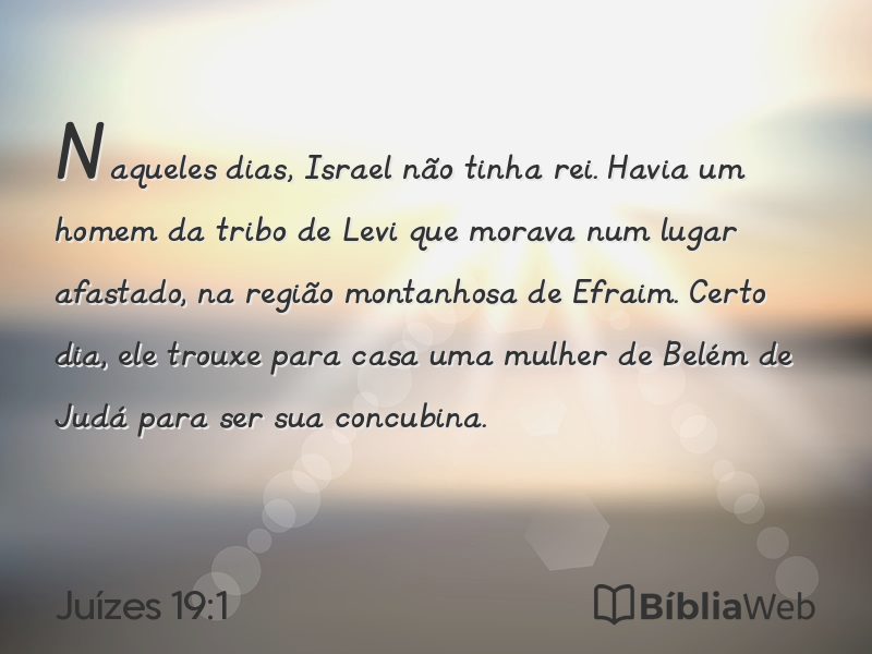 Juízes 19:1 em imagem para compartilhar