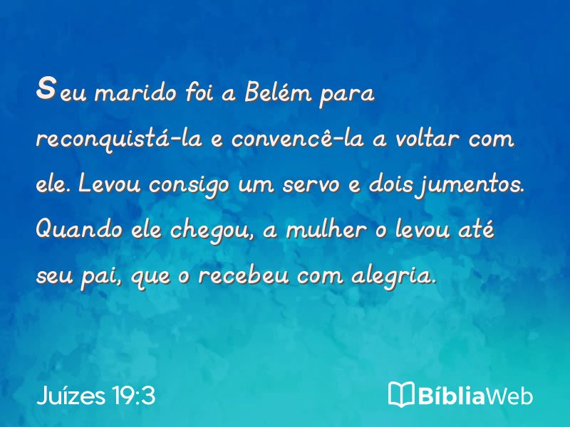 Juízes 19:3 em imagem para compartilhar