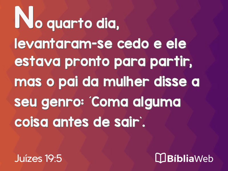 Juízes 19:5 em imagem para compartilhar