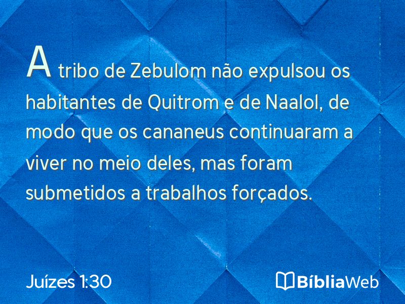 Juízes 1:30 em imagem para compartilhar