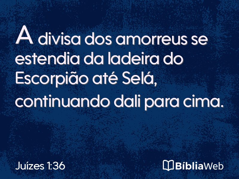 Juízes 1:36 em imagem para compartilhar