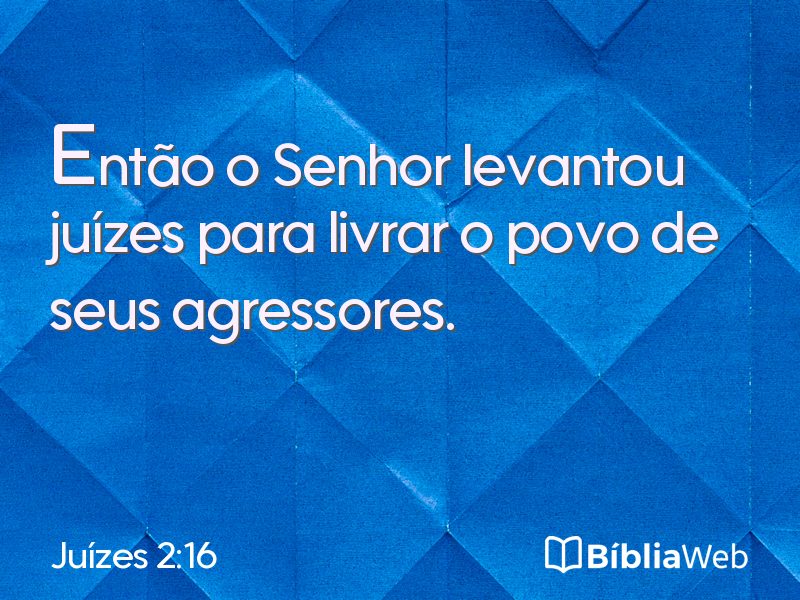Juízes 2:16 em imagem para compartilhar