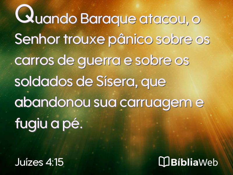 Juízes 4:15 em imagem para compartilhar
