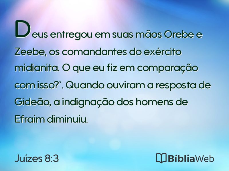 Juízes 8:3 em imagem para compartilhar
