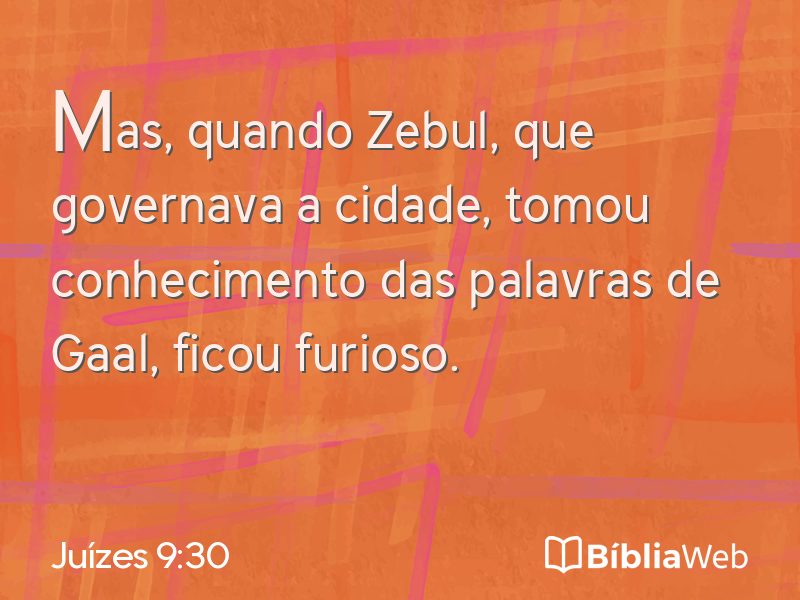 Juízes 9:30 em imagem para compartilhar