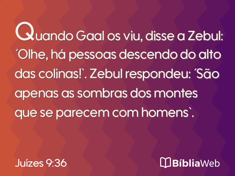 Juízes 9:36 em imagem para compartilhar
