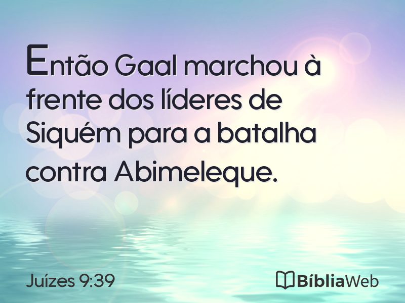 Juízes 9:39 em imagem para compartilhar
