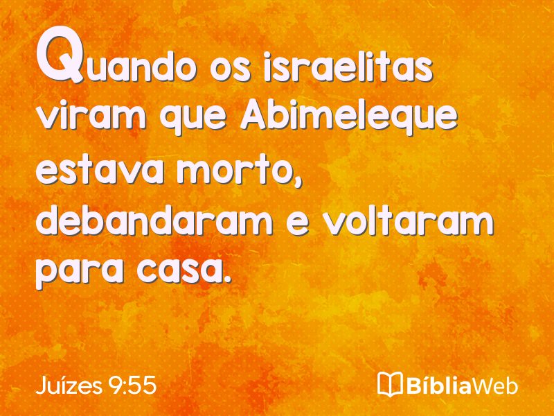 Juízes 9:55 em imagem para compartilhar