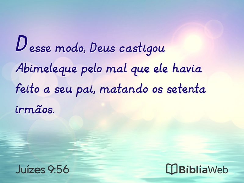 Juízes 9:56 em imagem para compartilhar