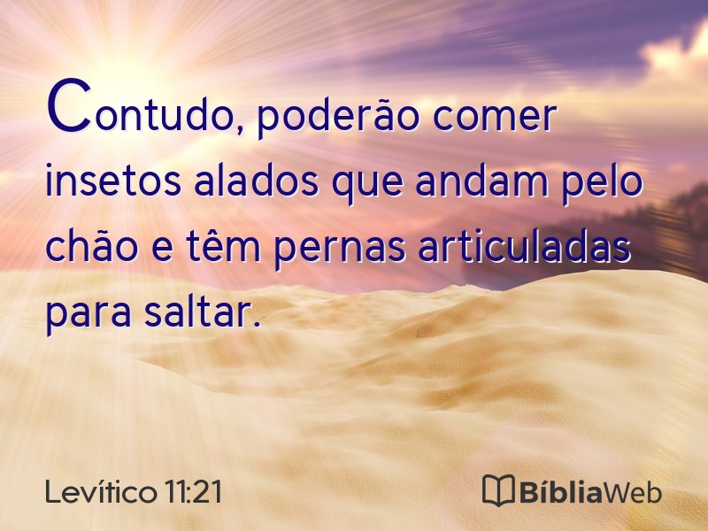 Levítico 11:21 em imagem para compartilhar