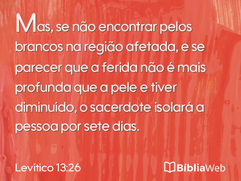 Levítico 13:26 em imagem para compartilhar