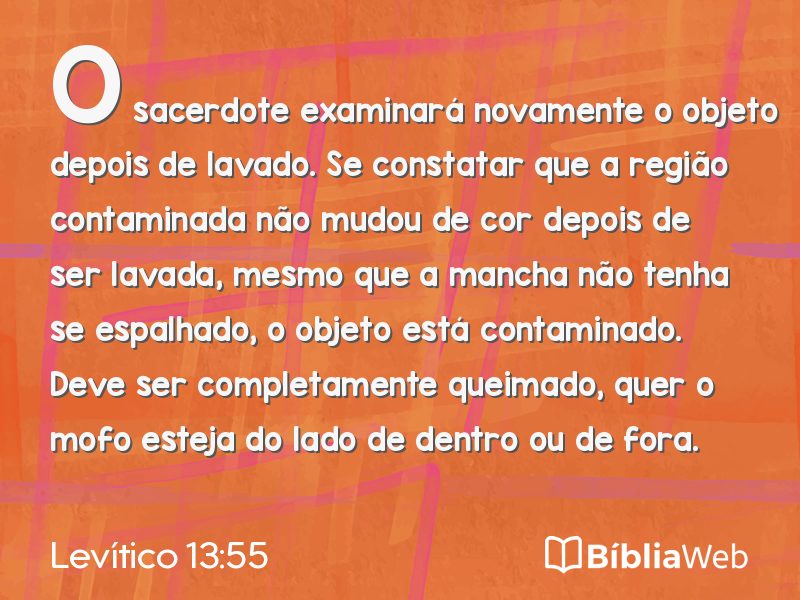 Levítico 13:55 em imagem para compartilhar