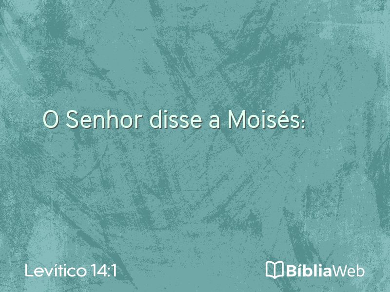 Levítico 14:1 em imagem para compartilhar