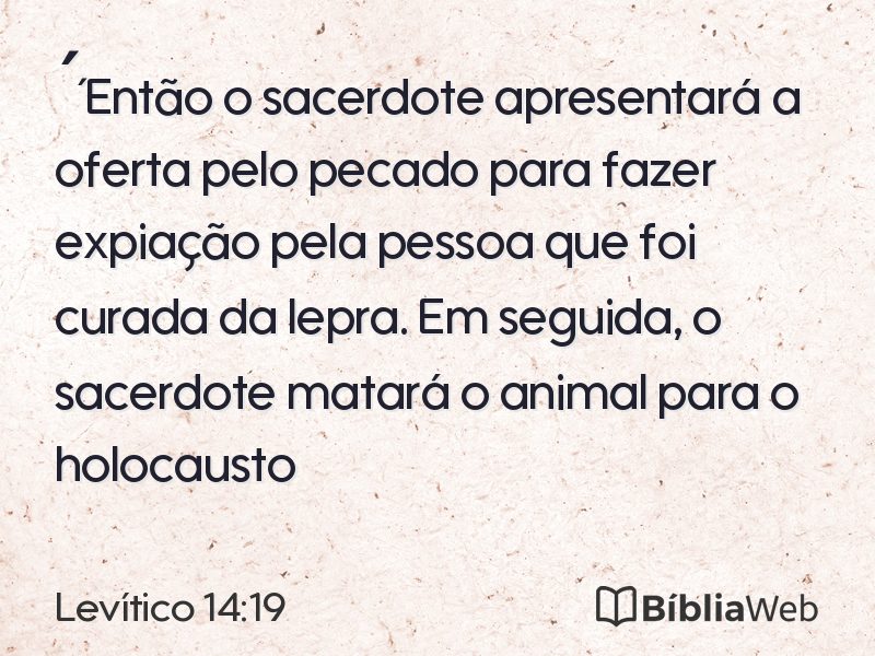Levítico 14:19 em imagem para compartilhar