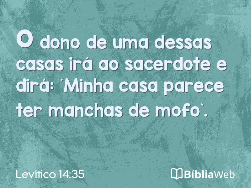 Levítico 14:35 em imagem para compartilhar