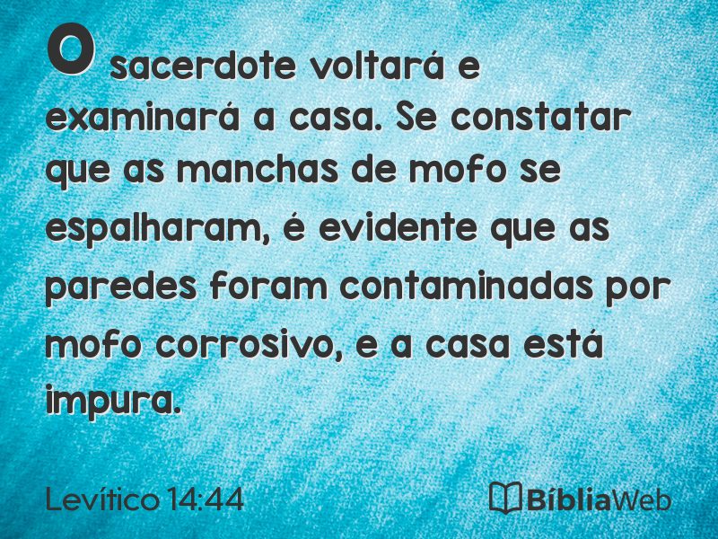 Levítico 14:44 em imagem para compartilhar