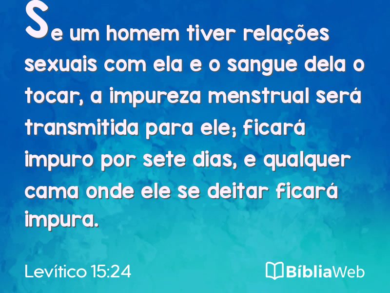 Levítico 15:24 em imagem para compartilhar