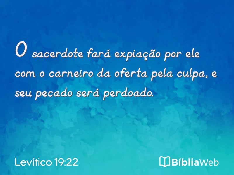 Levítico 19:22 em imagem para compartilhar
