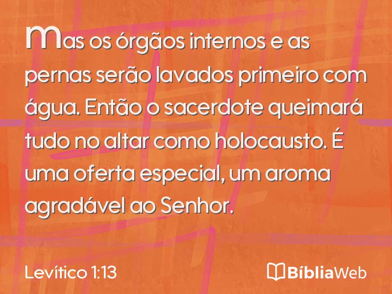 Levítico 1:13 em imagem para compartilhar