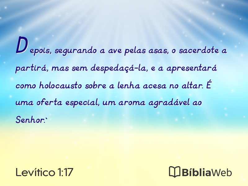 Levítico 1:17 em imagem para compartilhar